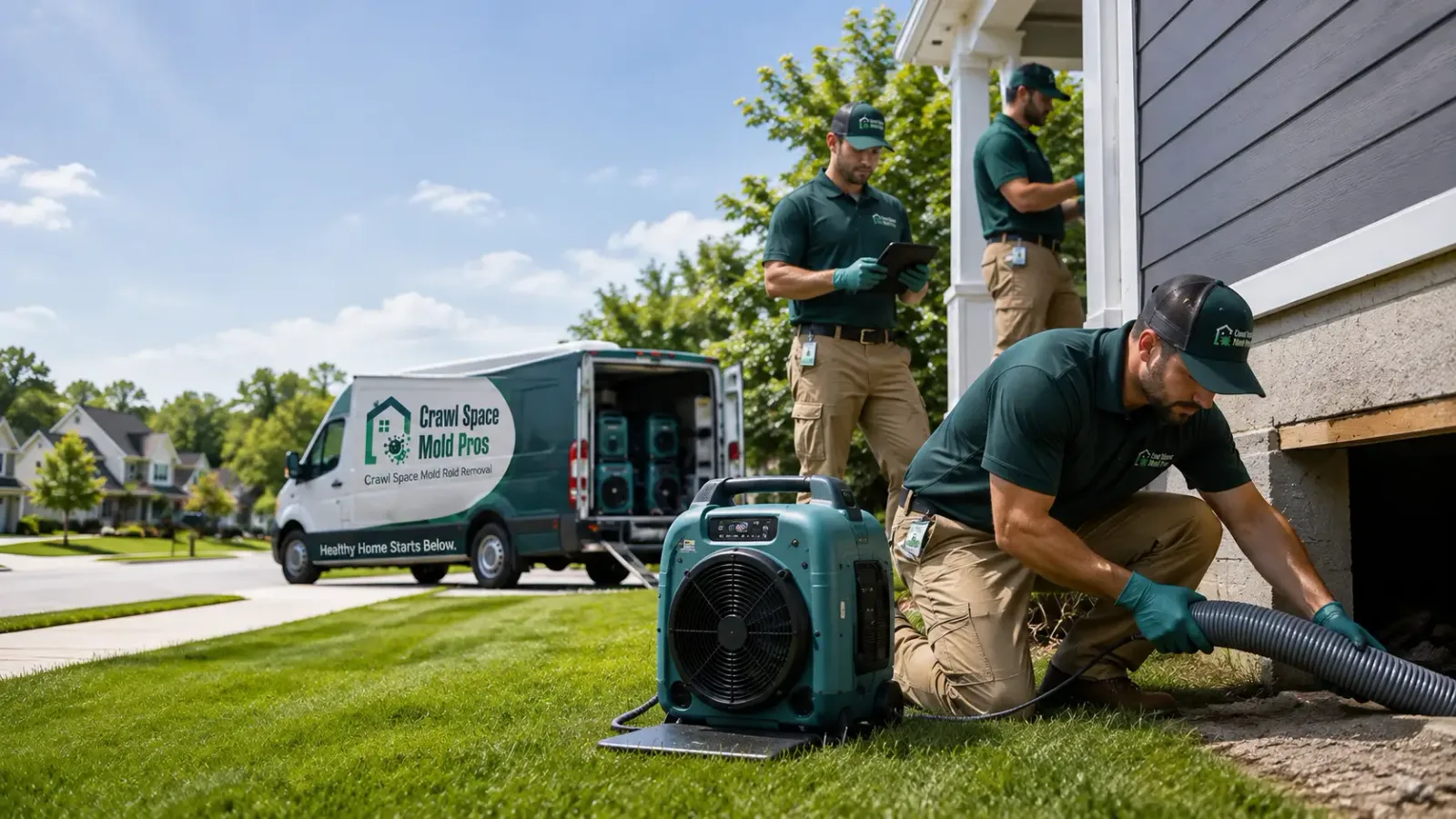 Crawl Space Mold Removal in Hubbard Lake, MI
